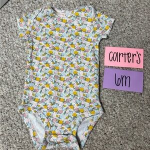 ❤️ NWOT Carter's Infant Floral Print Onesie, 6M